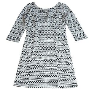 Jack Sweater‎ Dress, Black/White, Women's Size Small